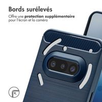 imoshion Coque Brushed Nothing Phone (3a) - Bleu foncé