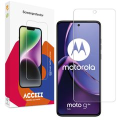 Accezz Protection d'écran en verre trempé Motorola Moto G84