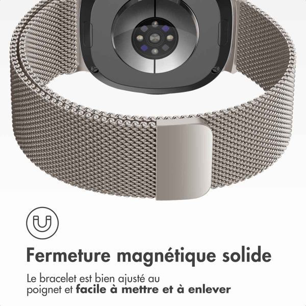 imoshion Bracelet magnétique milanais Samsung Galaxy Watch 8 (40/44mm) / Classic (46mm) - Lumière stellaire