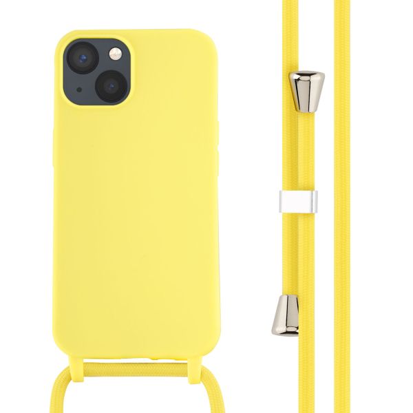 imoshion ﻿Coque en silicone avec cordon iPhone 13 - Jaune