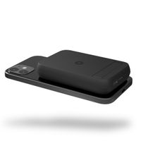 Zens Batterie externe magnétique avec support - Compatible avec MagSafe et Qi2 - 4.000 mAh - Noir