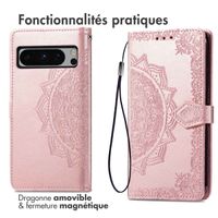 imoshion Etui de télephone Mandala Google Pixel 8 Pro - Rose Doré