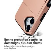 imoshion Coque arrière avec porte-cartes Apple iPhone 17 - Rose Doré