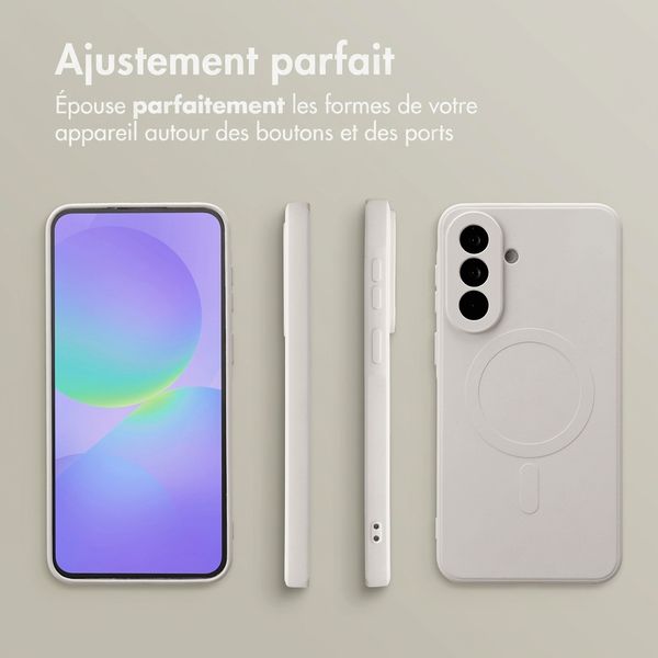 imoshion Coque Couleur avec MagSafe Samsung Galaxy A37 (5G) - Beige