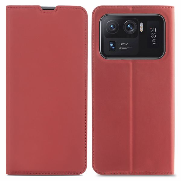 imoshion Étui de téléphone Slim Folio Xiaomi Mi 11 Ultra - Rouge