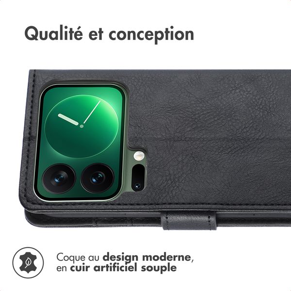 imoshion Étui de télephone portefeuille Xiaomi 17 Pro Max - Noir
