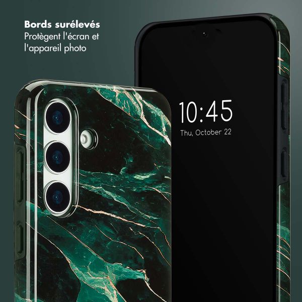 Selencia Coque arrière Vivid Samsung Galaxy S25 Plus - Chic Marble Quartz