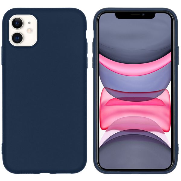 imoshion Coque Couleur iPhone 11 - Bleu foncé