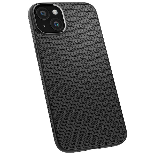 Spigen Coque Liquid Air iPhone 15 - Matte Black