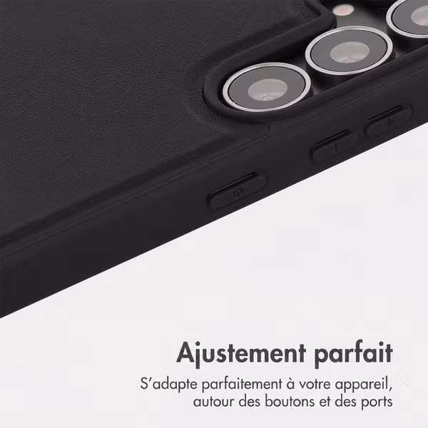 Accezz Coque arrière Edge avec MagSafe Samsung Galaxy S25 FE - Noir