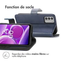 imoshion Étui de téléphone portefeuille Luxe Nokia G42 - Blue foncé