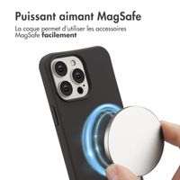 imoshion Coque arrière Color avec cordon amovible et MagSafe Apple iPhone 15 Pro Max - Black Coffee