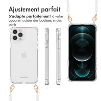 imoshion Coque avec dragonne + ﻿bracelet iPhone 12 Pro Max  - Perles