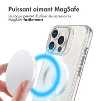 imoshion Coque Pailletée avec MagSafe iPhone 16 Pro Max - Argent