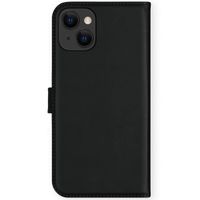Selencia Étui portefeuille en cuir véritable Apple iPhone 13 Mini - Noir