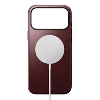 Nomad Coque Modern Horween Leather Apple iPhone 17 Pro Max - Burgundy