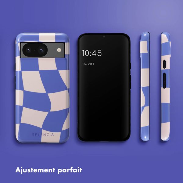 Selencia Coque arrière Vivid Tough Google Pixel 8 - Groovy Sapphire Blue