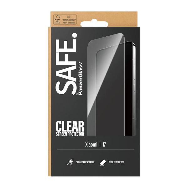 SAFE by PanzerGlass Protection d'écran Ultra-Wide Fit Xiaomi 17