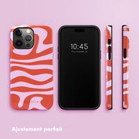 Selencia Coque arrière Vivid Tough iPhone 14 Pro Max - Dream Swirl Pink