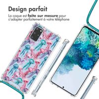 imoshion Coque Design avec cordon Samsung Galaxy S20 Plus - Jellyfish Watercolor