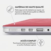 Burga Coque Rigide Apple MacBook Air 13 pouces (2022 / 2024 M3 / 2025 M4 / 2026 M5) - Strawberry Jam
