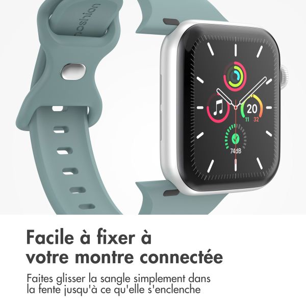imoshion Bracelet en silicone⁺ Apple Watch Series 1 t/m 11 / SE / Ultra (44/45/46/49 mm) - Taille M/L - Cactus
