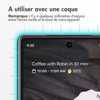 Accezz Protection d'écran en verre trempé Google Pixel 7a