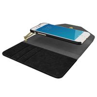 iDeal of Sweden Mayfair Clutch Velvet Samsung Galaxy S10 - Noir