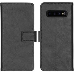 imoshion Étui de téléphone portefeuille Luxe Galaxy S10 - Noir