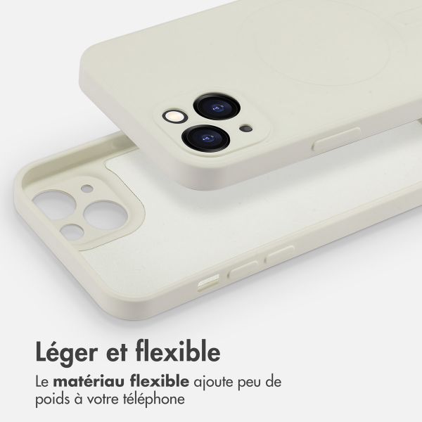 imoshion Coque Couleur avec MagSafe Apple iPhone 13 - Beige