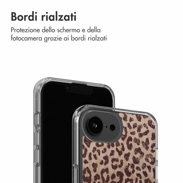 imoshion Coque Design Apple iPhone 17e / 16e - Leopard Mood