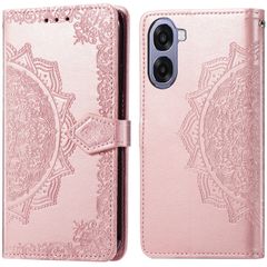 imoshion Etui de télephone Mandala Oppo A6x (4G/5G) - Rose Gold