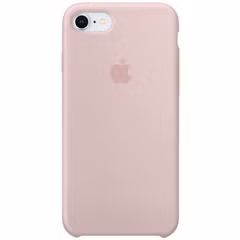 Apple Coque en silicone Apple iPhone SE (2022 / 2020) / 8 / 7 - Pink Sand