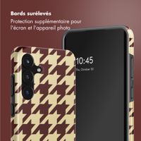 Selencia Coque arrière Vivid Samsung Galaxy S25 FE - Pied-de-Poule