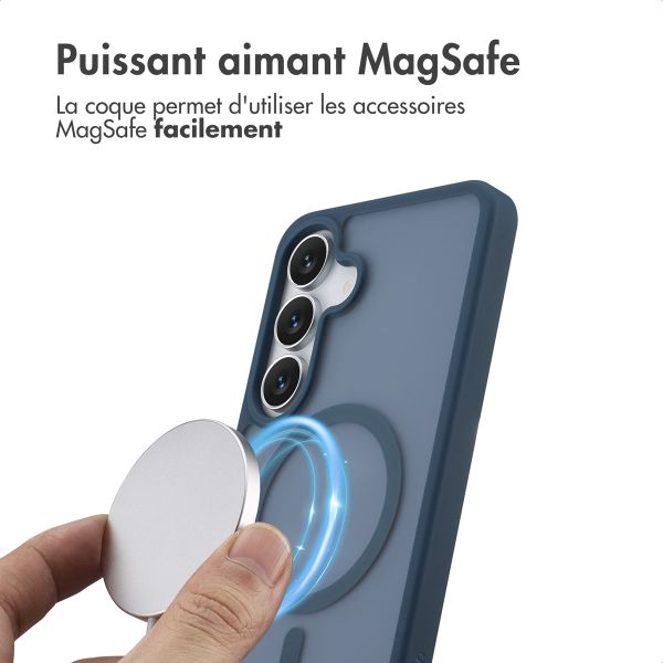 imoshion Coque Color Guard avec MagSafe Samsung Galaxy S25 FE - Bleu foncé