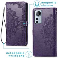 imoshion Etui de téléphone portefeuille Mandala Xiaomi 12 Lite - Violet