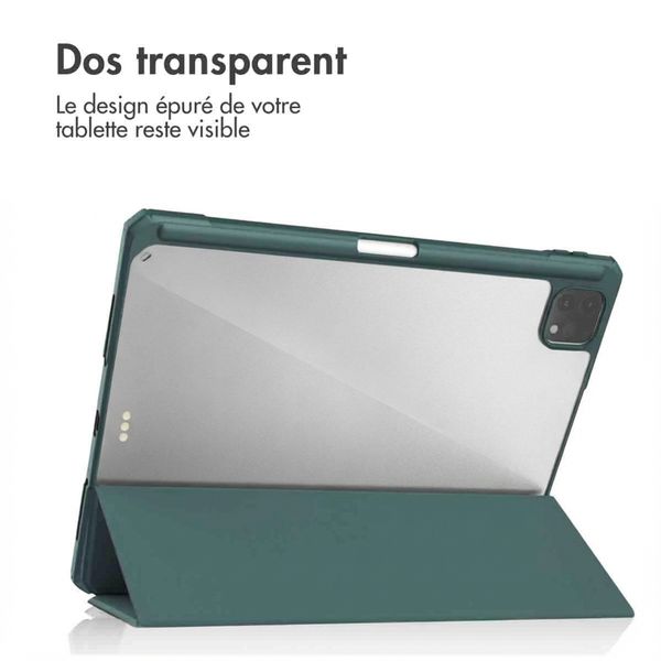 imoshion Coque tablette rigide Trifold Apple iPad Pro 11 (2022 / 2021 / 2020 / 2018) - Vert