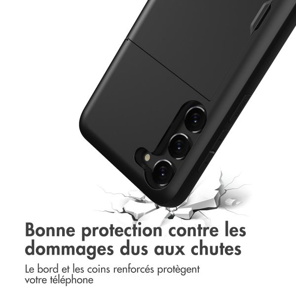 imoshion Coque arrière avec porte-cartes Samsung Galaxy S23 - Noir