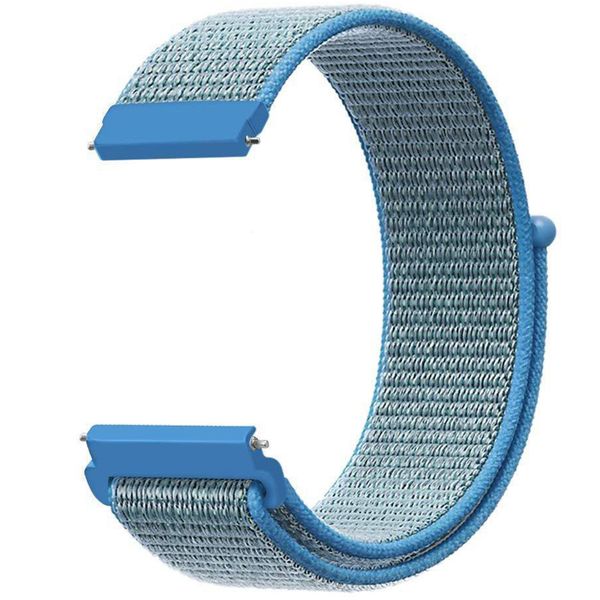 imoshion Bracelet en nylon Samsung Galaxy Watch 4 / 5 / 6 / 7 / FE (20 mm) - Bleu