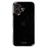 Holdit Coque Pailletée Apple iPhone 16 - Noir
