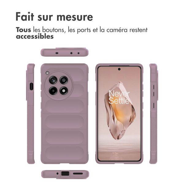 imoshion Coque arrière EasyGrip OnePlus 12R - Violet