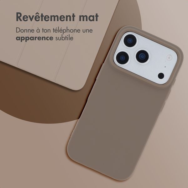 imoshion Coque Couleur Apple iPhone 17 Pro - Marron