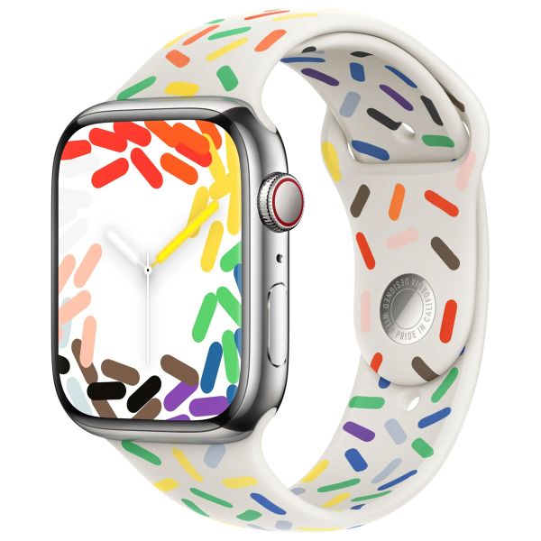 Apple Sport Band Apple Watch Series 1 á 10 / SE / Ultra (2) (44/45/46/49 mm) - Taille S/M - Pride Edition