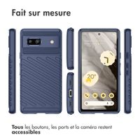 imoshion Coque Arrière Thunder Google Pixel 7a - Bleu foncé