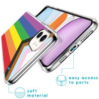 imoshion Coque Design iPhone 11 - Rainbow flag