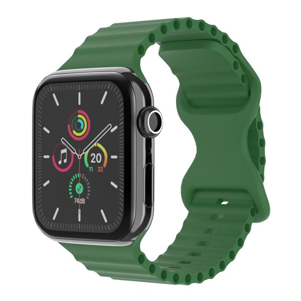 imoshion Bracelet en silicone athlétique Apple Watch Series 1 à 9 / SE (38/40/41 mm) | Series 10 (42 mm) - Vert foncé