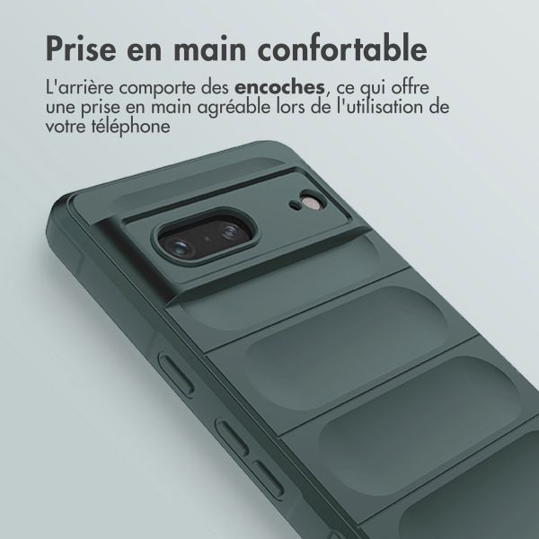 imoshion Coque arrière EasyGrip Google Pixel 7 - Vert foncé