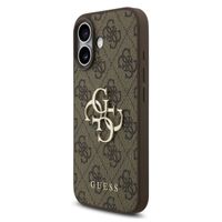 Guess Coque 4G Metal Logo Backcover Apple iPhone 17 - Marron