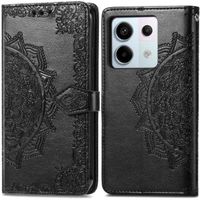 imoshion Etui de téléphone portefeuille Mandala Xiaomi Redmi Note 13 Pro (5G) / Poco X6 - Noir