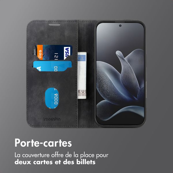 imoshion Étui de téléphone portefeuille Slim Motorola Edge 70 - Noir